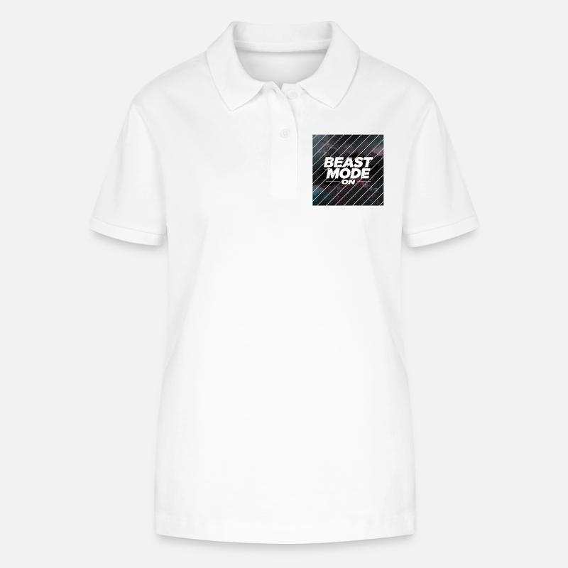 Beast Mod... Eins - Stanley/Stella Frauen Bio-Poloshirt ELLISER - Weiß