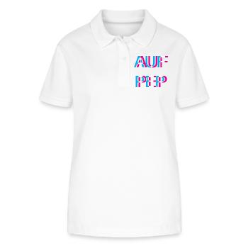 Hardtekk Tekk - Stanley/Stella Frauen Bio-Poloshirt ELLISER - Weiß - Vorne - Anna (173cm)