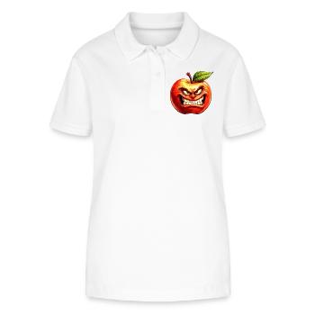 apple - Stanley/Stella Women’s Organic Polo Shirt ELLISER - white - Front - Anna (173cm)