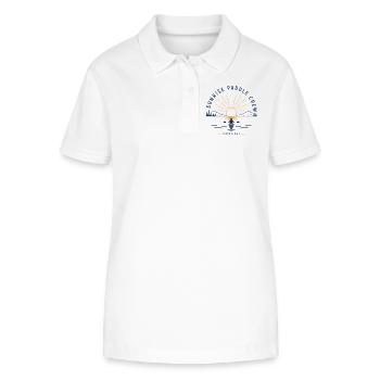 Sunrise Paddle Crew Kayak Group Photo Day Vacation - Stanley/Stella Frauen Bio-Poloshirt ELLISER - Weiß - Vorne - Anna (173cm)