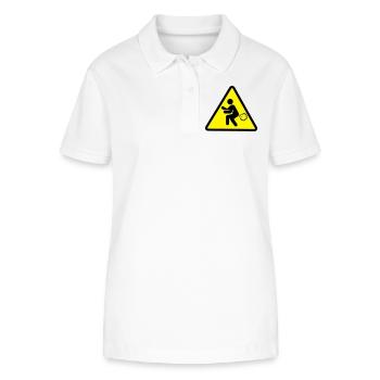 pet - Stanley/Stella Frauen Bio-Poloshirt ELLISER - Weiß - Vorne - Anna (173cm)