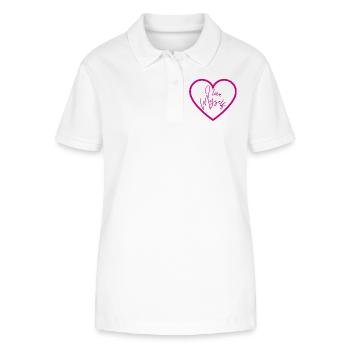 Ich liebe mich - Stanley/Stella Frauen Bio-Poloshirt ELLISER - Weiß - Vorne - Anna (173cm)
