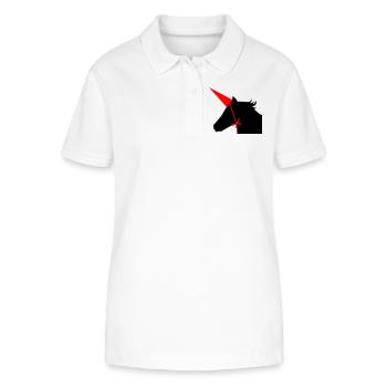 Unicorn hat - Stanley/Stella Women’s Organic Polo Shirt ELLISER - white - Front - Anna (173cm)