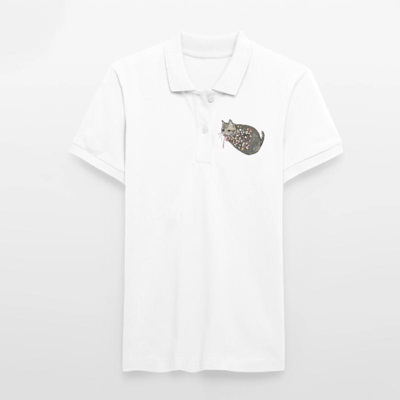 Candy Pattern Candy Cat Stanley/Stella Women’s Organic Polo Shirt ELLISER