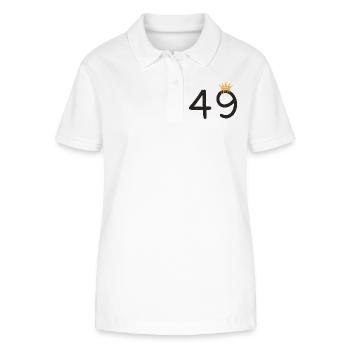 49 - Stanley/Stella Frauen Bio-Poloshirt ELLISER - Weiß - Vorne - Anna (173cm)