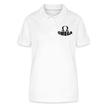 OMEGA - Stanley/Stella Women’s Organic Polo Shirt ELLISER - white - Front - Anna (173cm)