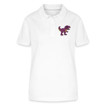 Dino - Stanley/Stella Frauen Bio-Poloshirt ELLISER - Weiß - Vorne - Anna (173cm)