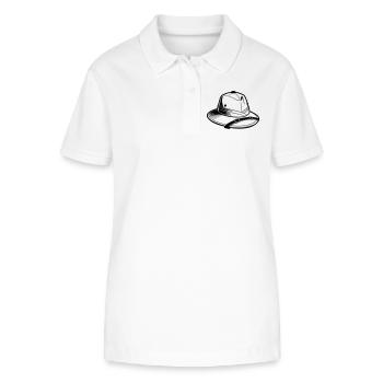Safari-Hut - Stanley/Stella Frauen Bio-Poloshirt ELLISER - Weiß - Vorne - Anna (173cm)