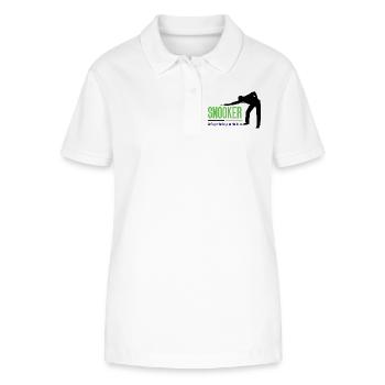 Snooker - Let's get the.boys on the baize - Stanley/Stella Women’s Organic Polo Shirt ELLISER - white - Front - Anna (173cm)