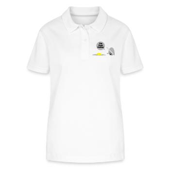 egg vader - Stanley/Stella Women’s Organic Polo Shirt ELLISER - white - Front - Anna (173cm)