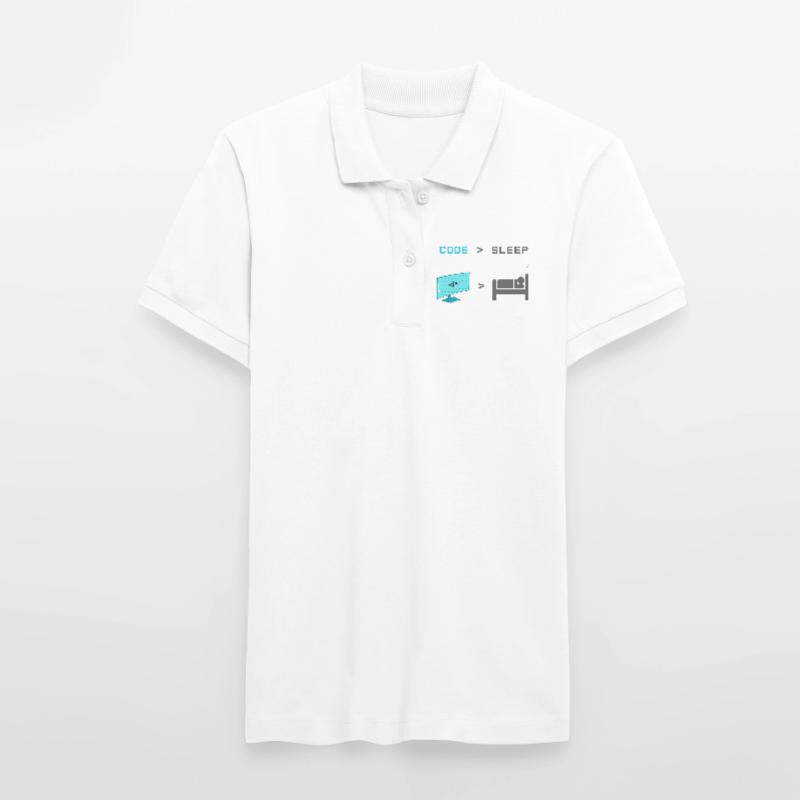 Code vs Sleep: Coder in Sleep Mode Stanley/Stella Women’s Organic Polo Shirt ELLISER