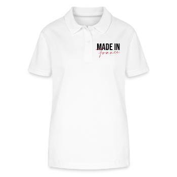 Made in France - Stanley/Stella Women’s Organic Polo Shirt ELLISER - white - Front - Anna (173cm)