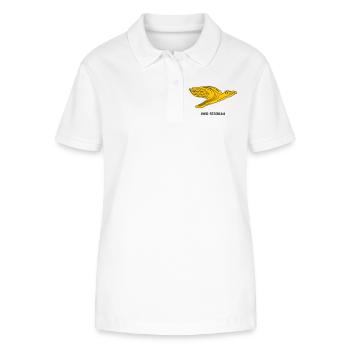 Gorch Fock - Albatros Marine Segelschiff  - Stanley/Stella Frauen Bio-Poloshirt ELLISER - Weiß - Vorne - Anna (173cm)