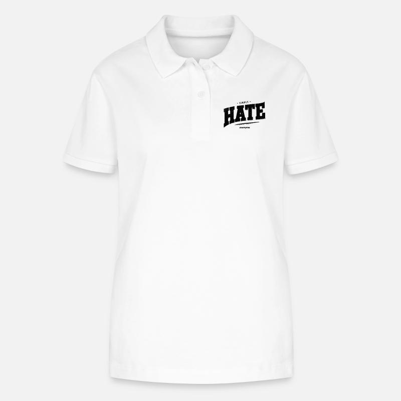 SImply hate everyone - Stanley/Stella Frauen Bio-Poloshirt ELLISER - Weiß