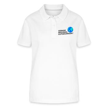 Went well again - Stanley/Stella Women’s Organic Polo Shirt ELLISER - white - Front - Anna (173cm)