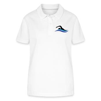 Schwimmer - Stanley/Stella Frauen Bio-Poloshirt ELLISER - Weiß - Vorne - Anna (173cm)