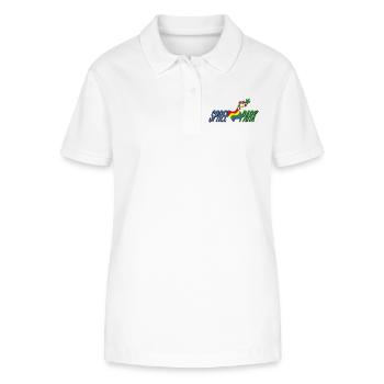 Spree Park - Stanley/Stella Frauen Bio-Poloshirt ELLISER - Weiß - Vorne - Anna (173cm)