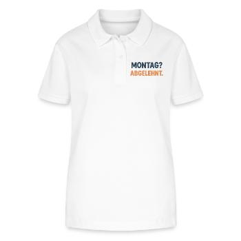 Monday Rejected Graphic T-Shirt - Stanley/Stella Women’s Organic Polo Shirt ELLISER - white - Front - Anna (173cm)