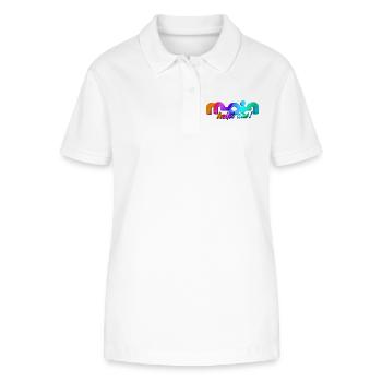 Moin heisst das! - Stanley/Stella Frauen Bio-Poloshirt ELLISER - Weiß - Vorne - Anna (173cm)