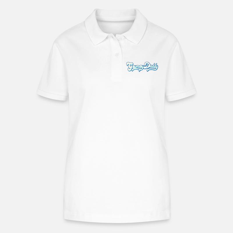 Grumpy Daddy Script - Farbe "Whipped Cream" - Stanley/Stella Frauen Bio-Poloshirt ELLISER - Weiß