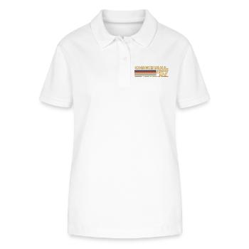 1957 - Stanley/Stella Frauen Bio-Poloshirt ELLISER - Weiß - Vorne - Anna (173cm)