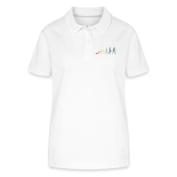 Fencer Evolution - Stanley/Stella Women’s Organic Polo Shirt ELLISER - white - Front - Anna (173cm)
