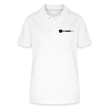 Dartpfeil Symbol - Stanley/Stella Frauen Bio-Poloshirt ELLISER - Weiß - Vorne - Anna (173cm)