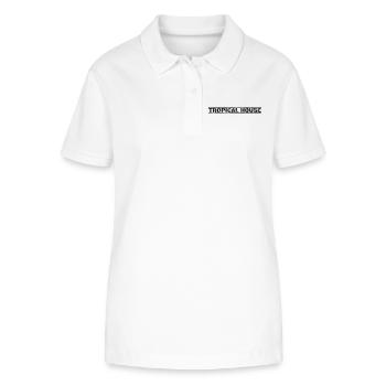 Tropical House - Stanley/Stella Frauen Bio-Poloshirt ELLISER - Weiß - Vorne - Anna (173cm)