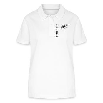 Sylt - Stanley/Stella Frauen Bio-Poloshirt ELLISER - Weiß - Vorne - Anna (173cm)