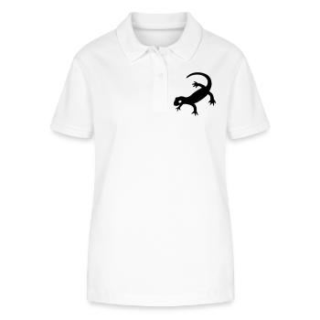 Salamander 2023 - Stanley/Stella Frauen Bio-Poloshirt ELLISER - Weiß - Vorne - Anna (173cm)