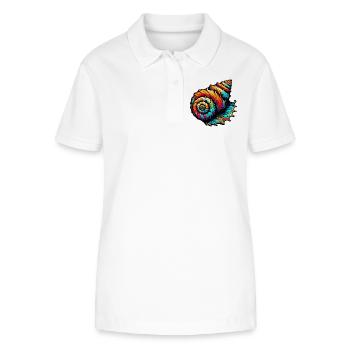 Shell - Stanley/Stella Women’s Organic Polo Shirt ELLISER - white - Front - Anna (173cm)