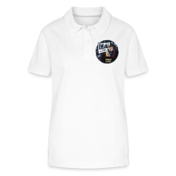 Horror Lover Cinema Night Design - Stanley/Stella Women’s Organic Polo Shirt ELLISER - white - Front - Anna (173cm)