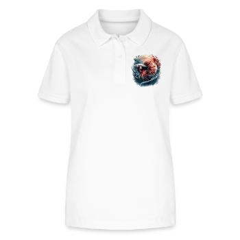 Betta Splendens, Kampffisch Aquarium, Bettafan - Stanley/Stella Frauen Bio-Poloshirt ELLISER - Weiß - Vorne - Anna (173cm)