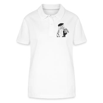 HERR STEHLEN SIE IHR MÄDCHEN - Stanley/Stella Frauen Bio-Poloshirt ELLISER - Weiß - Vorne - Anna (173cm)