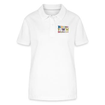 Bremer Town Musicians – Legendary & Timeless! - Stanley/Stella Frauen Bio-Poloshirt ELLISER - Weiß - Vorne - Anna (173cm)