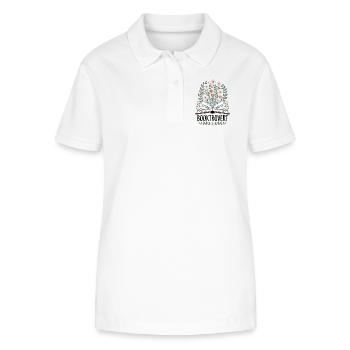 Blossom Harvest Book Magic - Stanley/Stella Women’s Organic Polo Shirt ELLISER - white - Front - Anna (173cm)