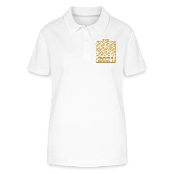 2021 - Stanley/Stella Frauen Bio-Poloshirt ELLISER - Weiß - Vorne - Anna (173cm)