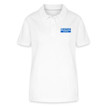 schlechte Laune - Stanley/Stella Frauen Bio-Poloshirt ELLISER - Weiß - Vorne - Anna (173cm)