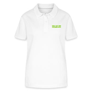 ich mag Zauberei - Stanley/Stella Frauen Bio-Poloshirt ELLISER - Weiß - Vorne - Anna (173cm)