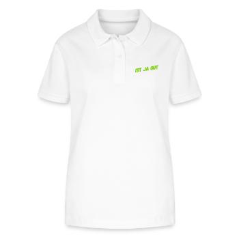 bleib locker - Stanley/Stella Frauen Bio-Poloshirt ELLISER - Weiß - Vorne - Anna (173cm)