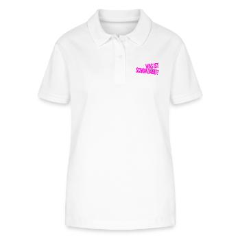 da ist nichts dabei - Stanley/Stella Frauen Bio-Poloshirt ELLISER - Weiß - Vorne - Anna (173cm)