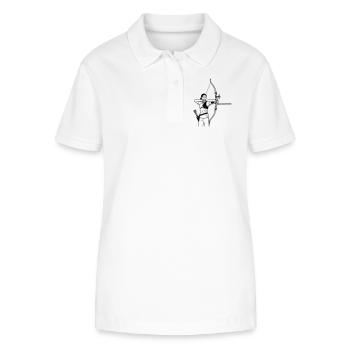 Archery - Stanley/Stella Women’s Organic Polo Shirt ELLISER - white - Front - Anna (173cm)