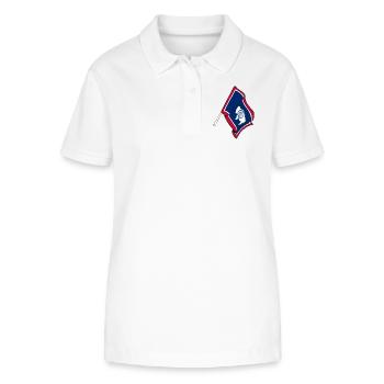 Flag of Wyoming - Stanley/Stella Women’s Organic Polo Shirt ELLISER - white - Front - Anna (173cm)