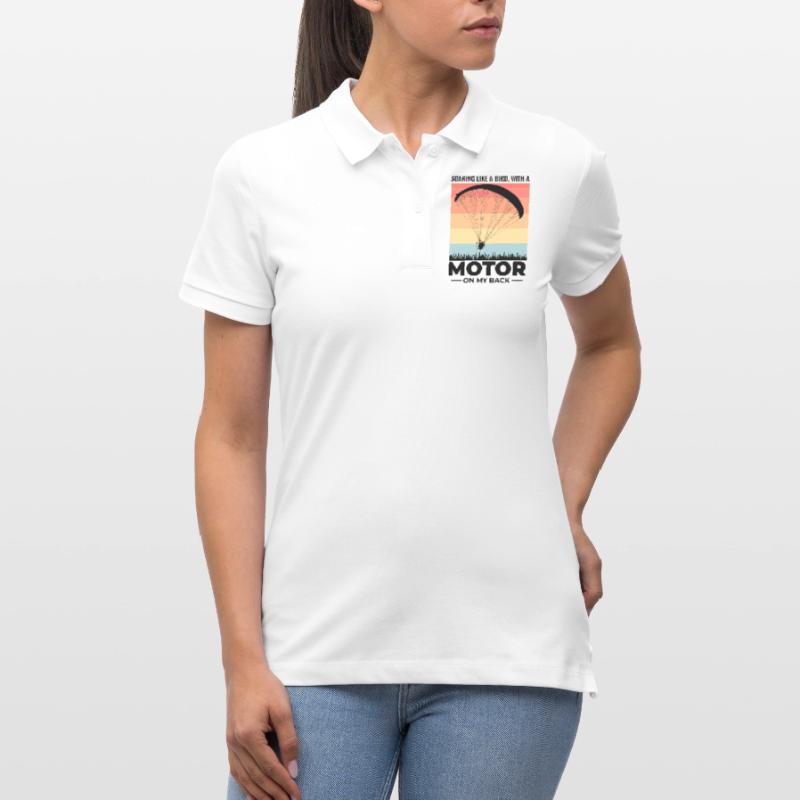 Paramotor Pilot Paramotoring Powered Paraglider Stanley/Stella Women’s Organic Polo Shirt ELLISER