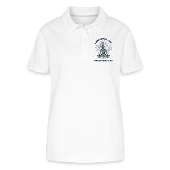 Connection Lost - Inner Peace Found - Stanley/Stella Women’s Organic Polo Shirt ELLISER - white - Front - Anna (173cm)