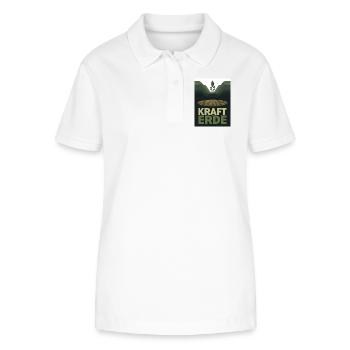 Kraft der Erde 1930s Plakat Natur Landwirtschaft - Stanley/Stella Frauen Bio-Poloshirt ELLISER - Weiß - Vorne - Anna (173cm)