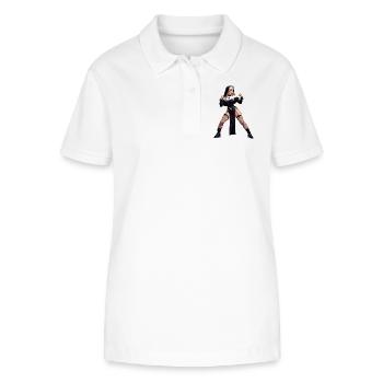 Super-Ehefrau-Nonne - Stanley/Stella Frauen Bio-Poloshirt ELLISER - Weiß - Vorne - Anna (173cm)
