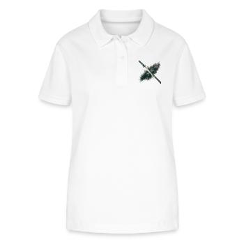 Charcoal Drawing Of Katana - Stanley/Stella Women’s Organic Polo Shirt ELLISER - white - Front - Anna (173cm)