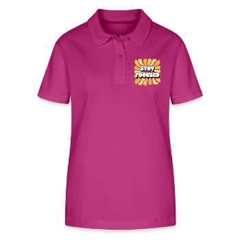 Stay Focused Positive Affirmations Sunflower - Stanley/Stella Women’s Organic Polo Shirt ELLISER - orchid Flower - Front - Luana (180cm)