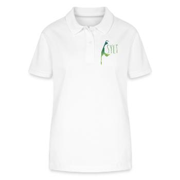 sylt - Stanley/Stella Frauen Bio-Poloshirt ELLISER - Weiß - Vorne - Anna (173cm)